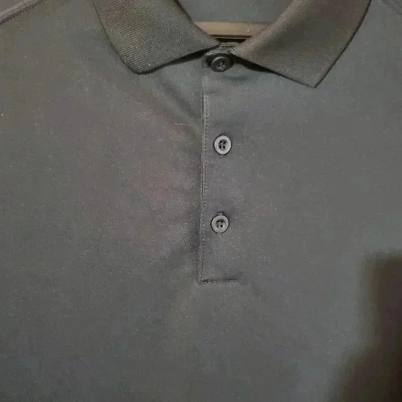 Nike Golf Dri Fit Polo Shirt Mens XL Black Tour Performance Short Sleeve - Picture 3 of 9